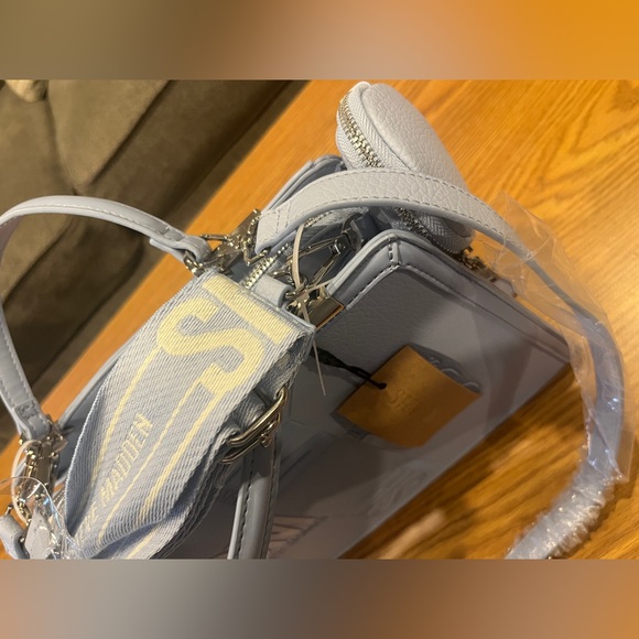 Steve Madden BMateo Satchel Blue Glaze Tiktok NEW Trending Viral Bag NWT HOT - Picture 5 of 8